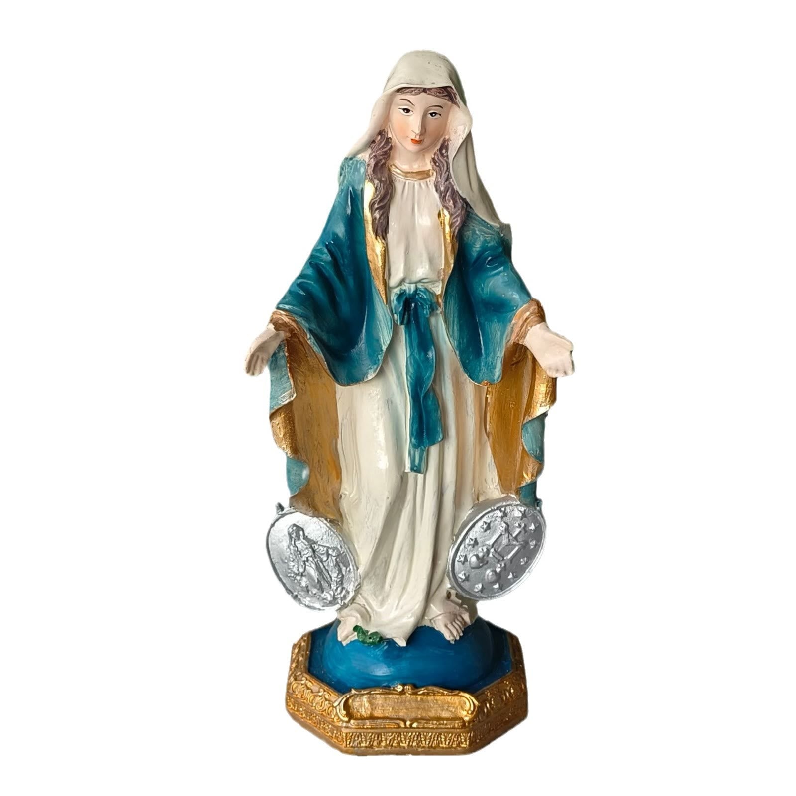Christiandiscipleshop Classic Style Virgin Mary Miraculous Medal Desktop Decorations Ornament