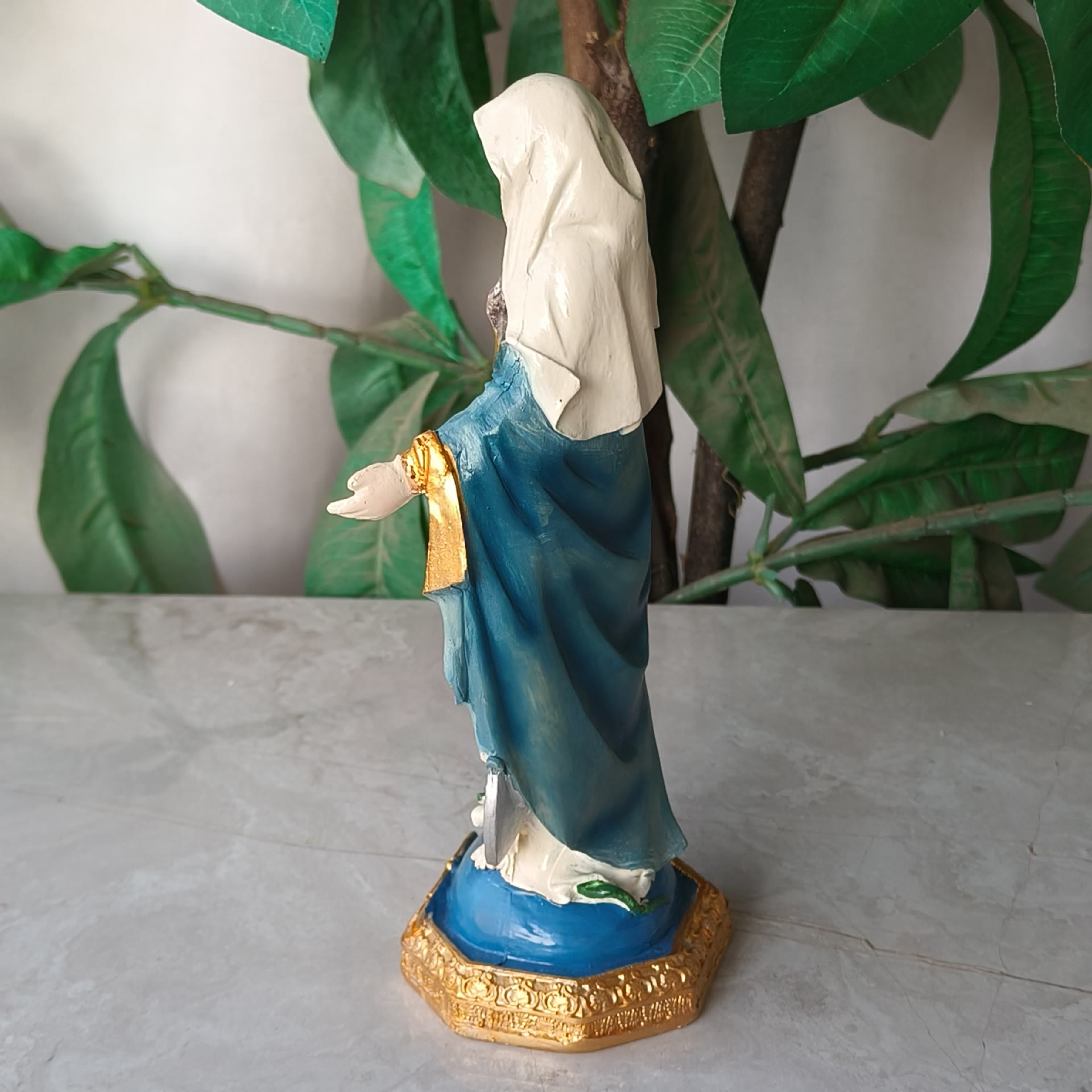 Christiandiscipleshop Classic Style Virgin Mary Miraculous Medal Desktop Decorations Ornament