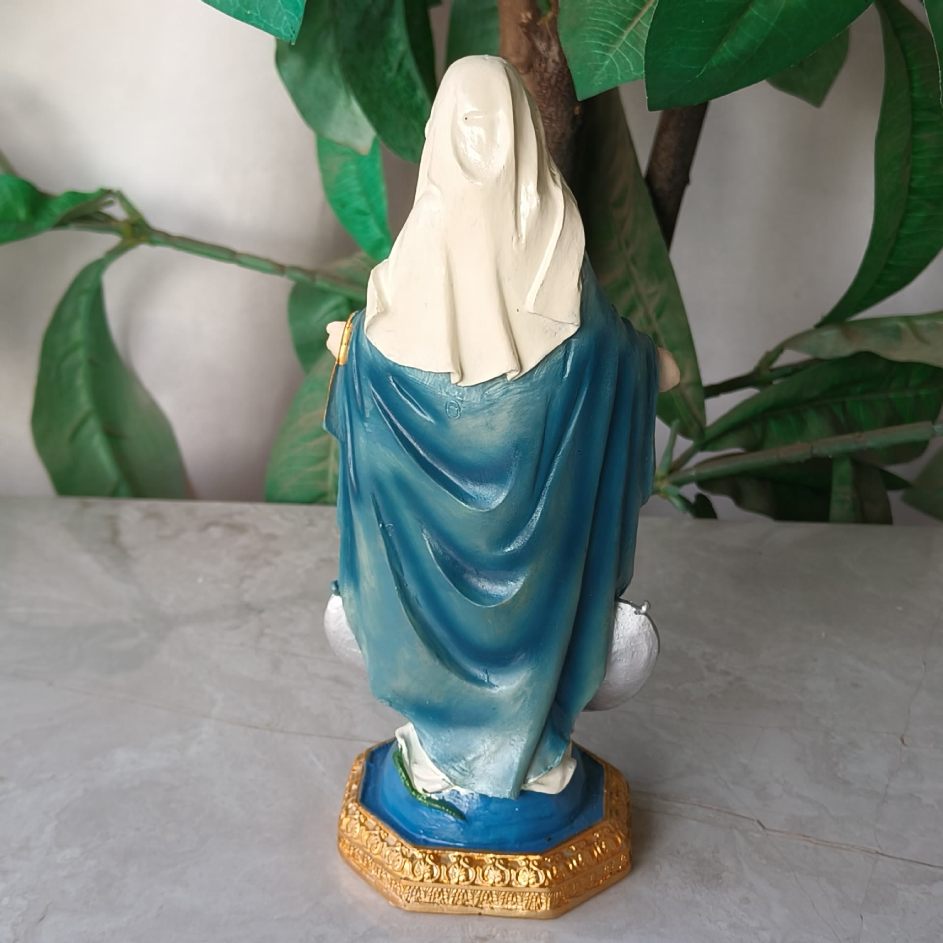 Christiandiscipleshop Classic Style Virgin Mary Miraculous Medal Desktop Decorations Ornament