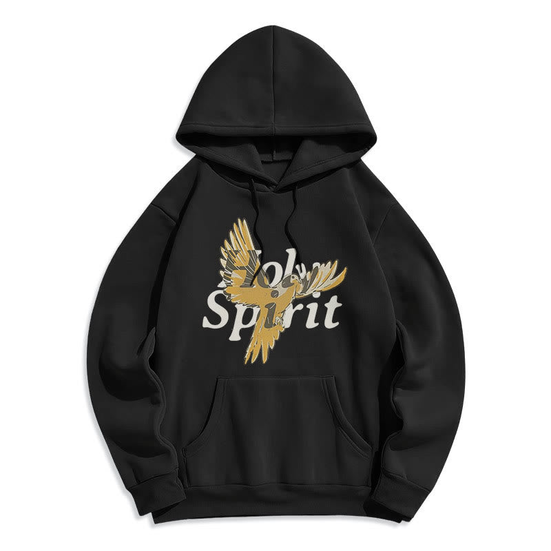 Christiandiscipleshop Classic Style Holy Spirit Flying Dove Fleece Lined Polyester Hoodie
