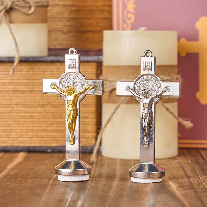 Christiandiscipleshop Classical Traditional Alloy St. Benedict Cross Crafted Ornament