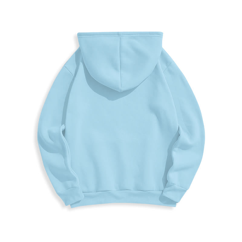 christiandiscipleshop Modern Style Floral Cross Virgin Mary Fleece Lined Polyester Hoodie