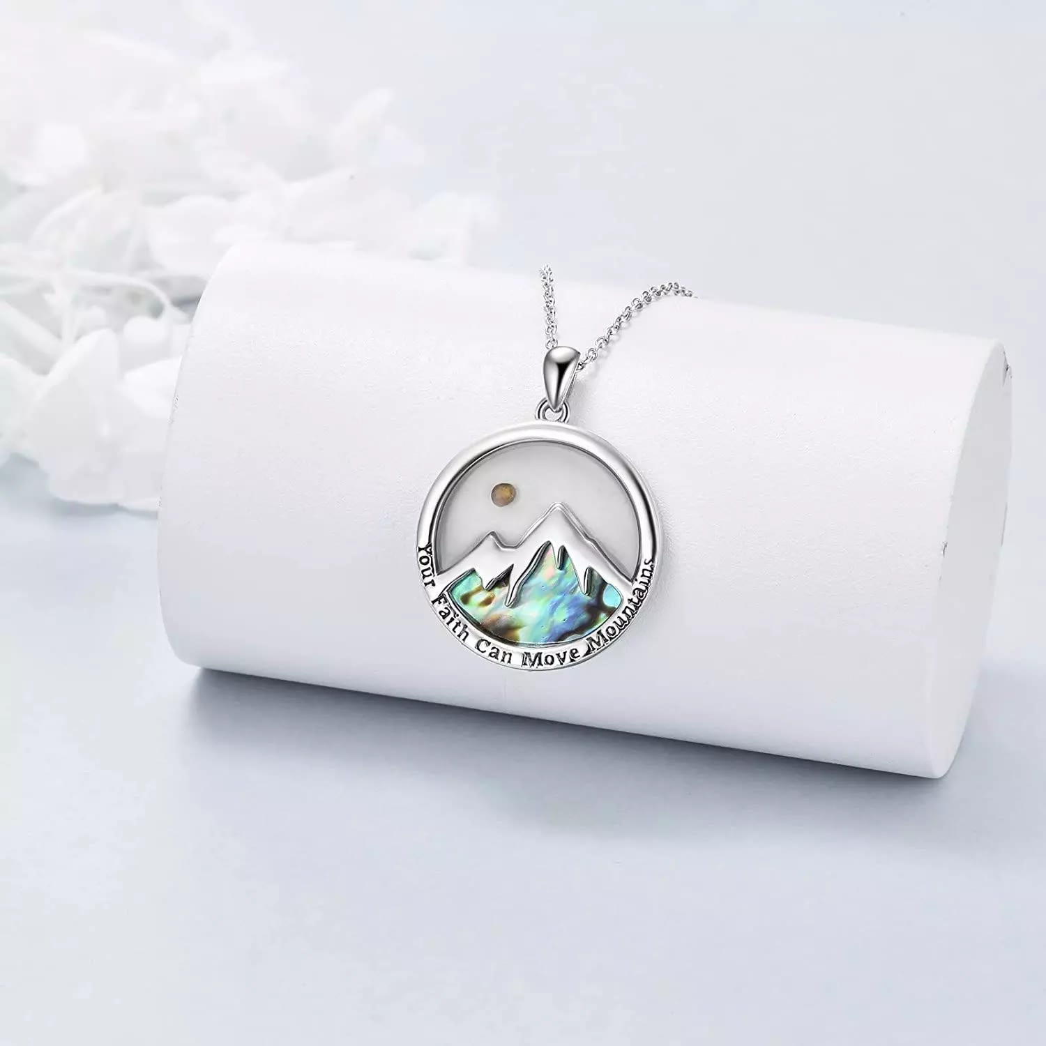 Christiandiscipleshop Classic Style Mustard Seed Faith Can Move Mountains Pendant Necklace