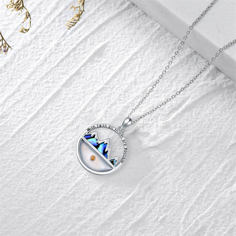 Christiandiscipleshop Classic Style Mustard Seed With Faith All Things Are Possible Pendant Necklace
