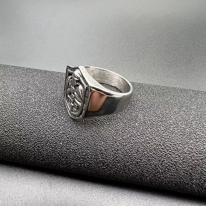 Christiandiscipleshop Classic Style Crusades Shield Sacred Protection Ring
