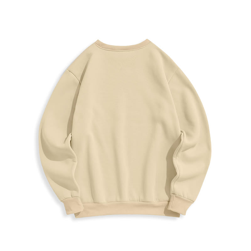 Christiandiscipleshop Quotation Style Saved By Grace Crown Fleece Lined Polyester Sweatshirt