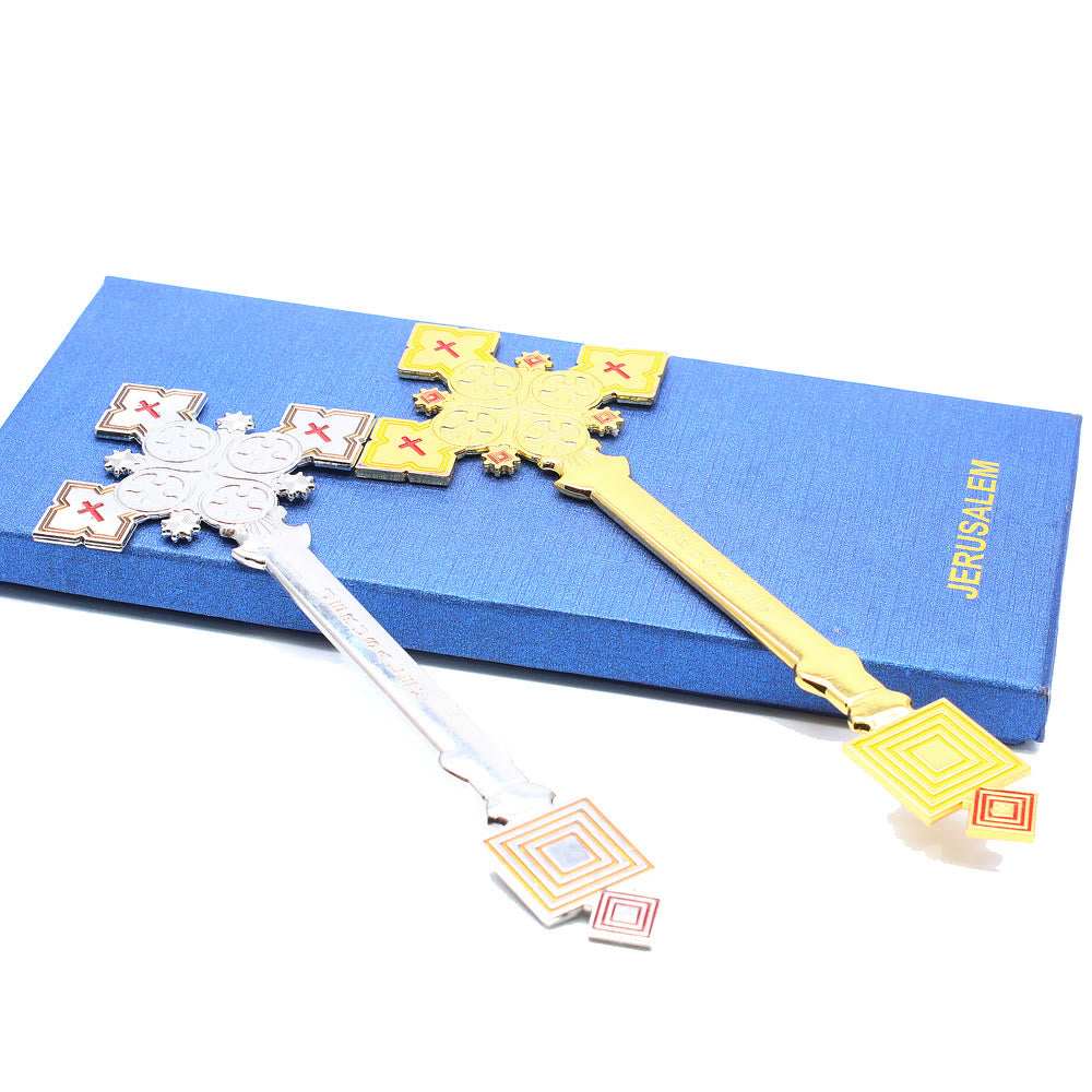 Christiandiscipleshop Classic Style Jerusalem Cross-Shaped Regal Blessing Hand Cross