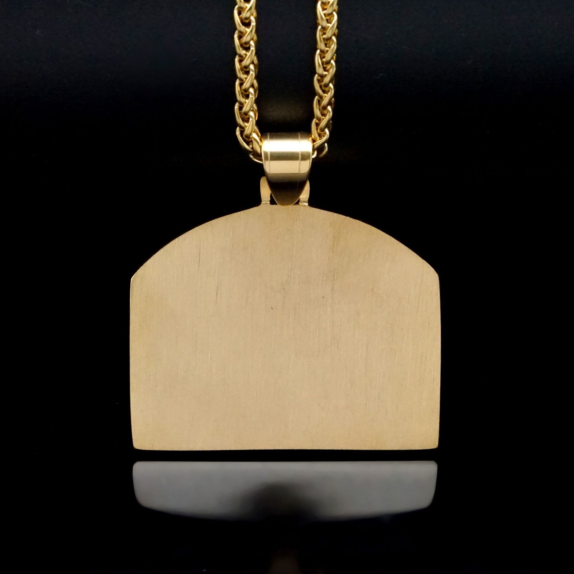 christiandiscipleshop Modern Style Divine Last Supper Figure Pendant Necklace