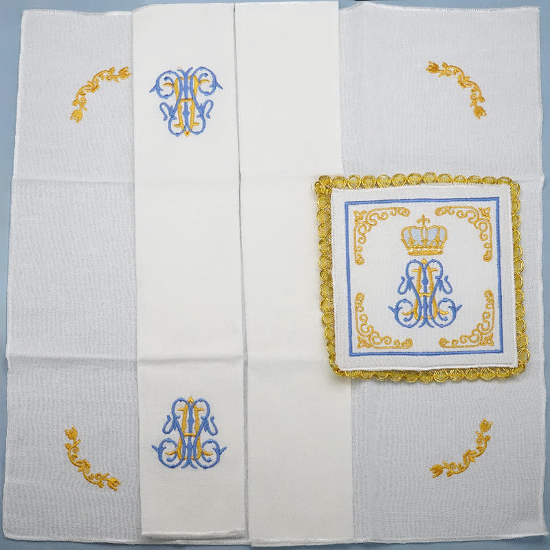 Christiandiscipleshop Classic Style Divine Floral Majesty Altar Linen Set