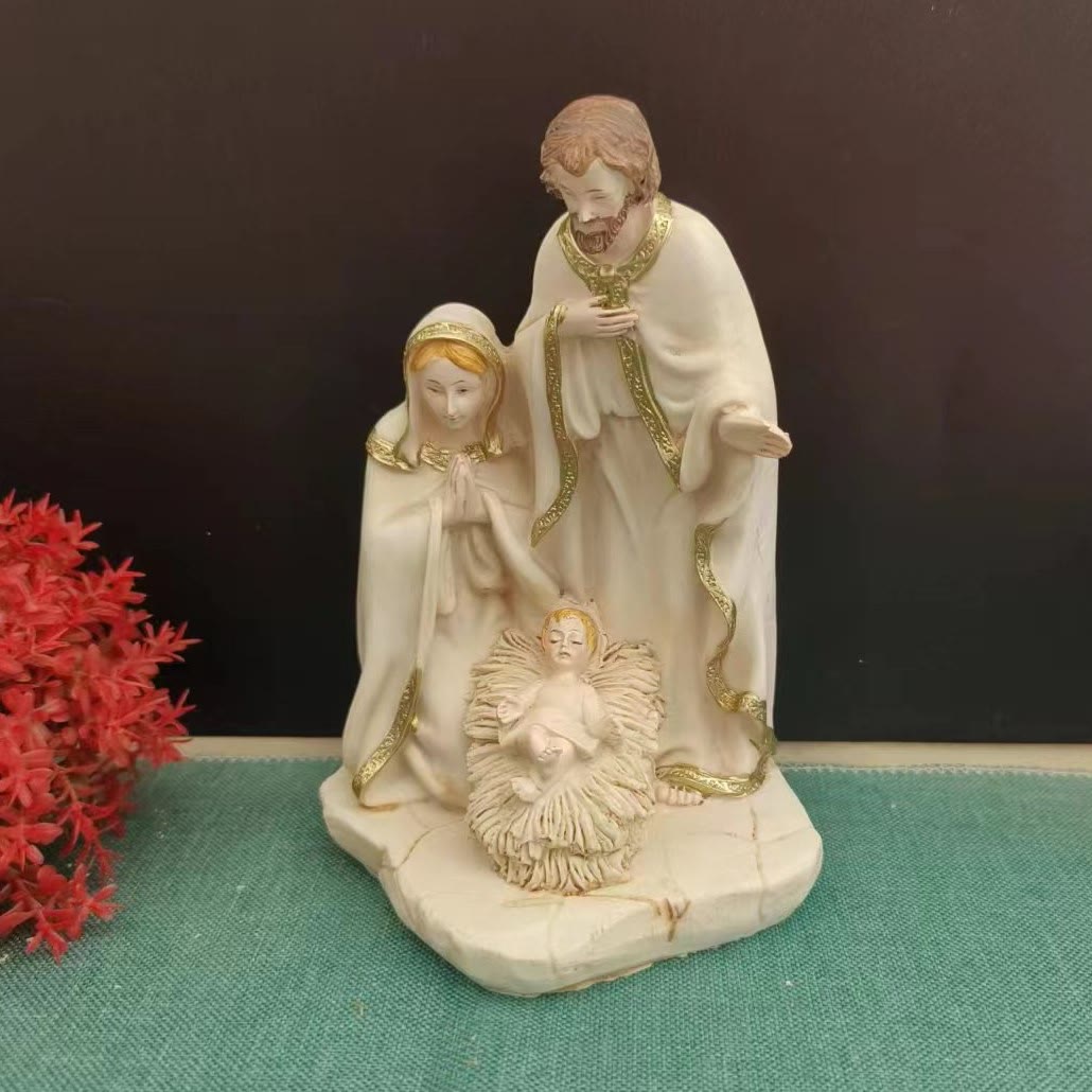 Christiandiscipleshop Nativity Holy Family Figurine Set Desktop Decorations Ornament