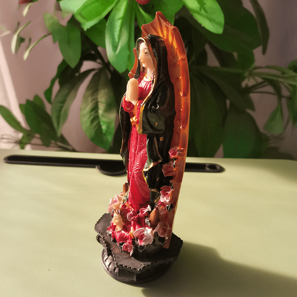 Christianartworkshop Classic Style Crafted Our Lady of Guadalupe Desktop Decorations Ornament