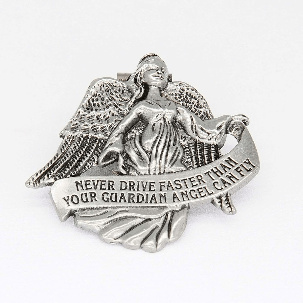 Christiandiscipleshop Guardian Angel Protect Your Journey Metal Visor Clips