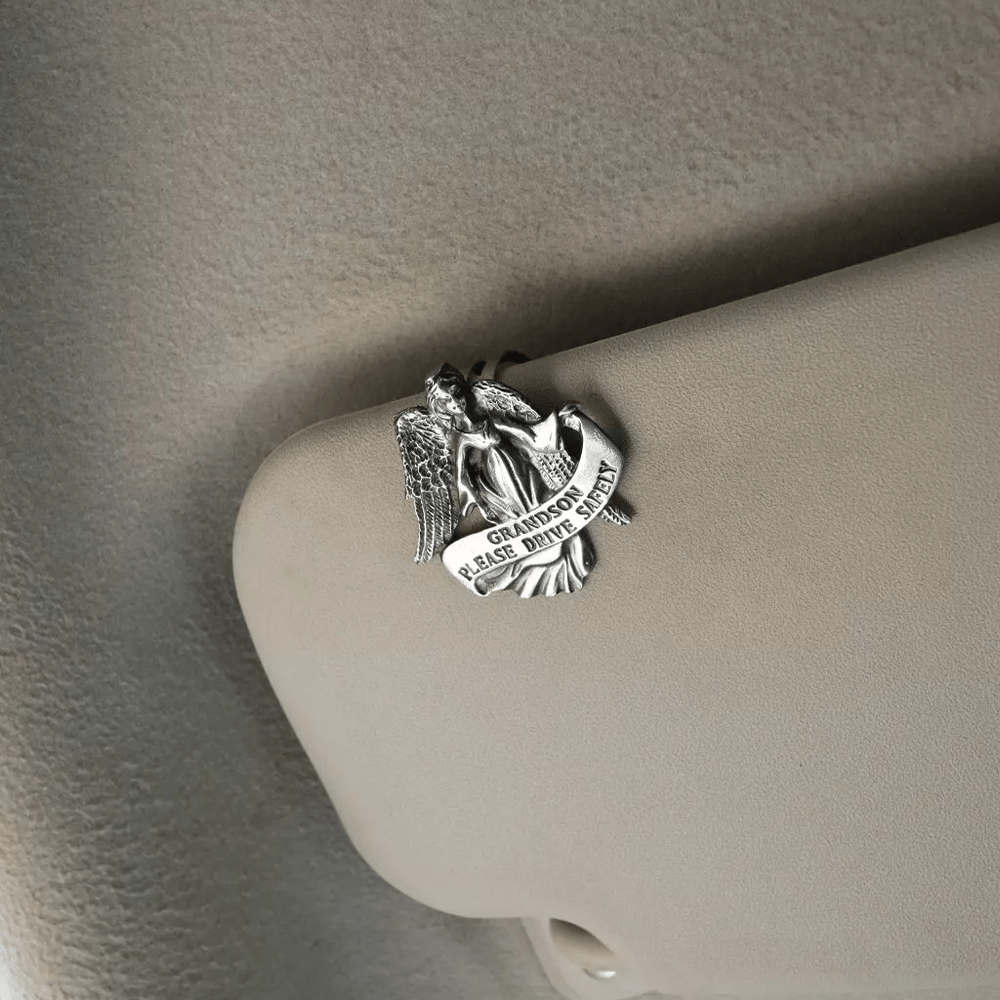 Christiandiscipleshop Guardian Angel Protect Your Journey Metal Visor Clips
