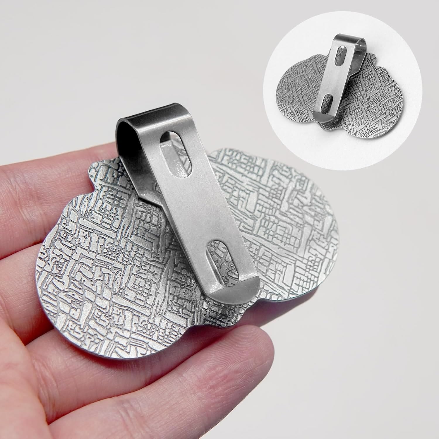 Christiandiscipleshop St. Benedict Protect Your Journey Two Medals Metal Visor Clips
