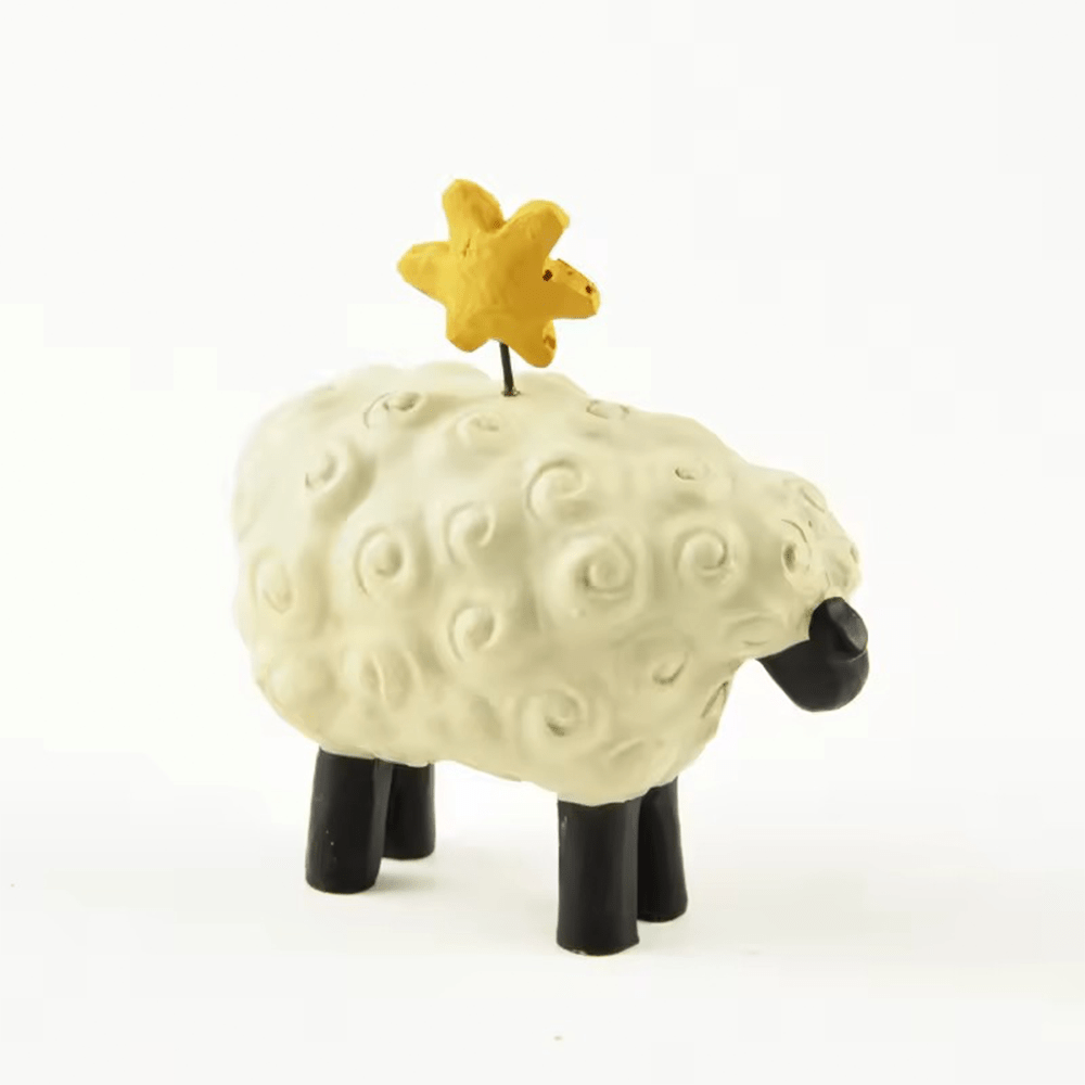 christiandiscipleshop I love Jesus The LORD is my shepherd Cute Little Sheep Desktop Ornament