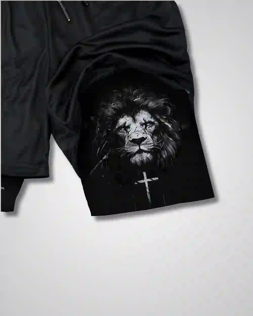 christiandiscipleshop Joshua 1:9 Lion Performance Shorts