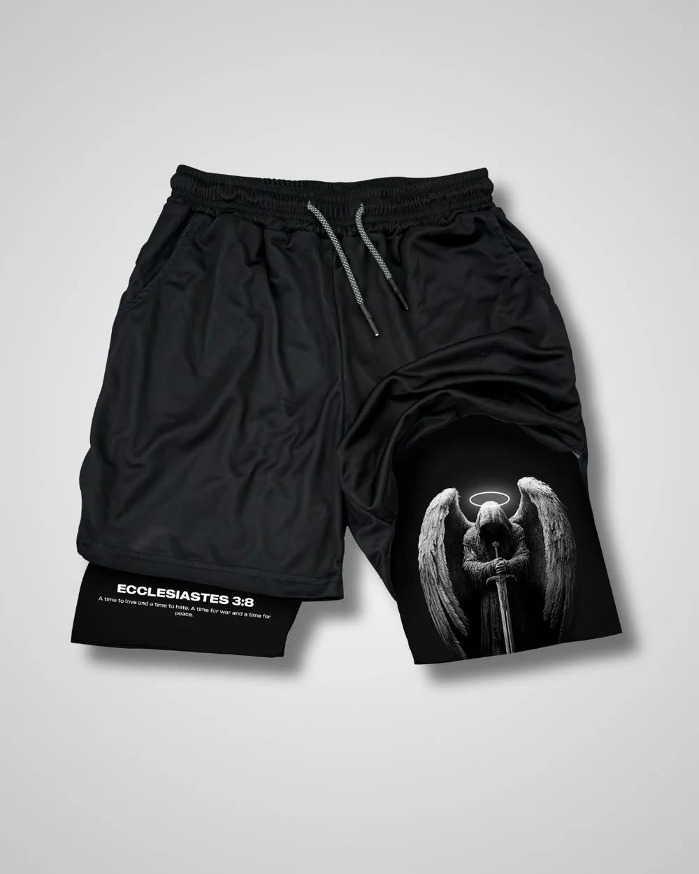 Christiandiscipleshop Ecclesiastes 3:8 Wings of War Performance Shorts