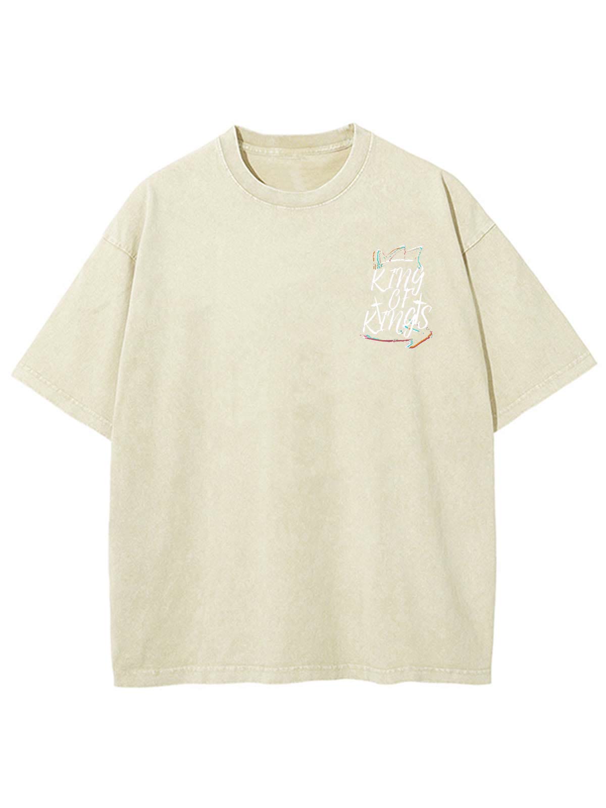 christiandiscipleshop King Of Kings Unisex Washed T-shirt