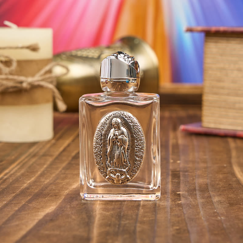 Christiandiscipleshop Exclusive Crafted Our Lady of Guadalupe Holy Water Bottle - A Vessel of Blessing and Protection