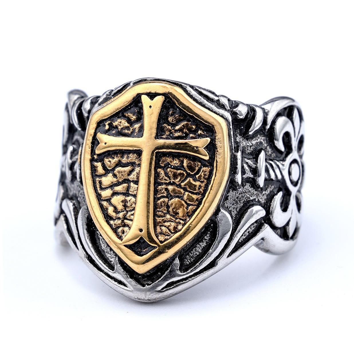 Christiandiscipleshop Exclusive Crafted Cross Ring - Expression of Daily Faith