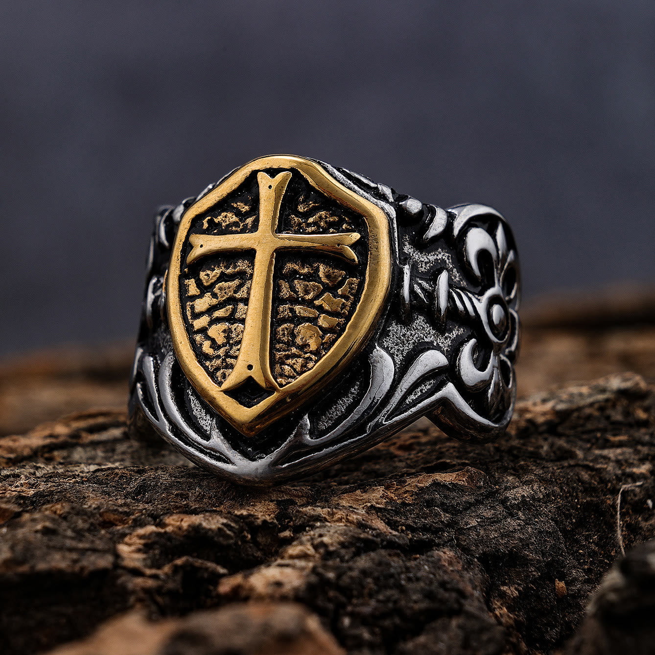 Christiandiscipleshop Exclusive Crafted Cross Ring - Expression of Daily Faith