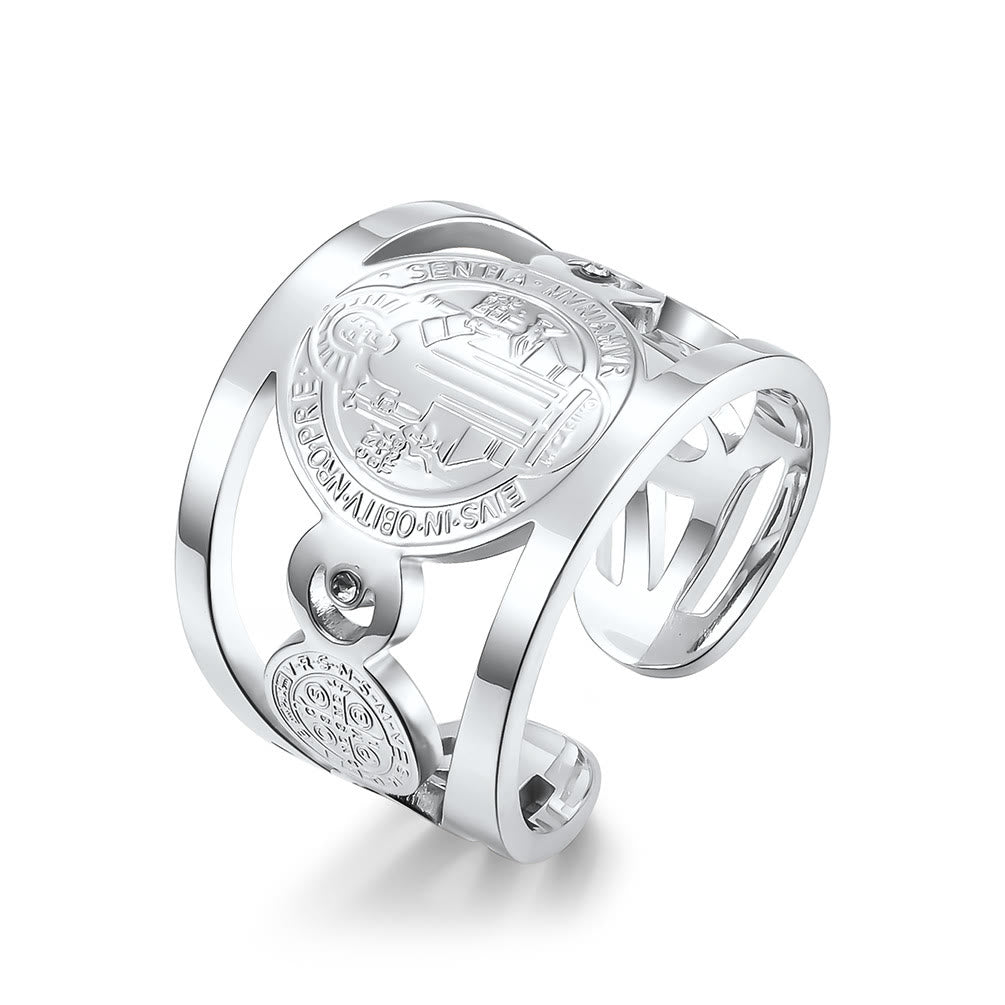 Christiandiscipleshop St. Benedict Ring - Divine Protection and Eternal Blessings