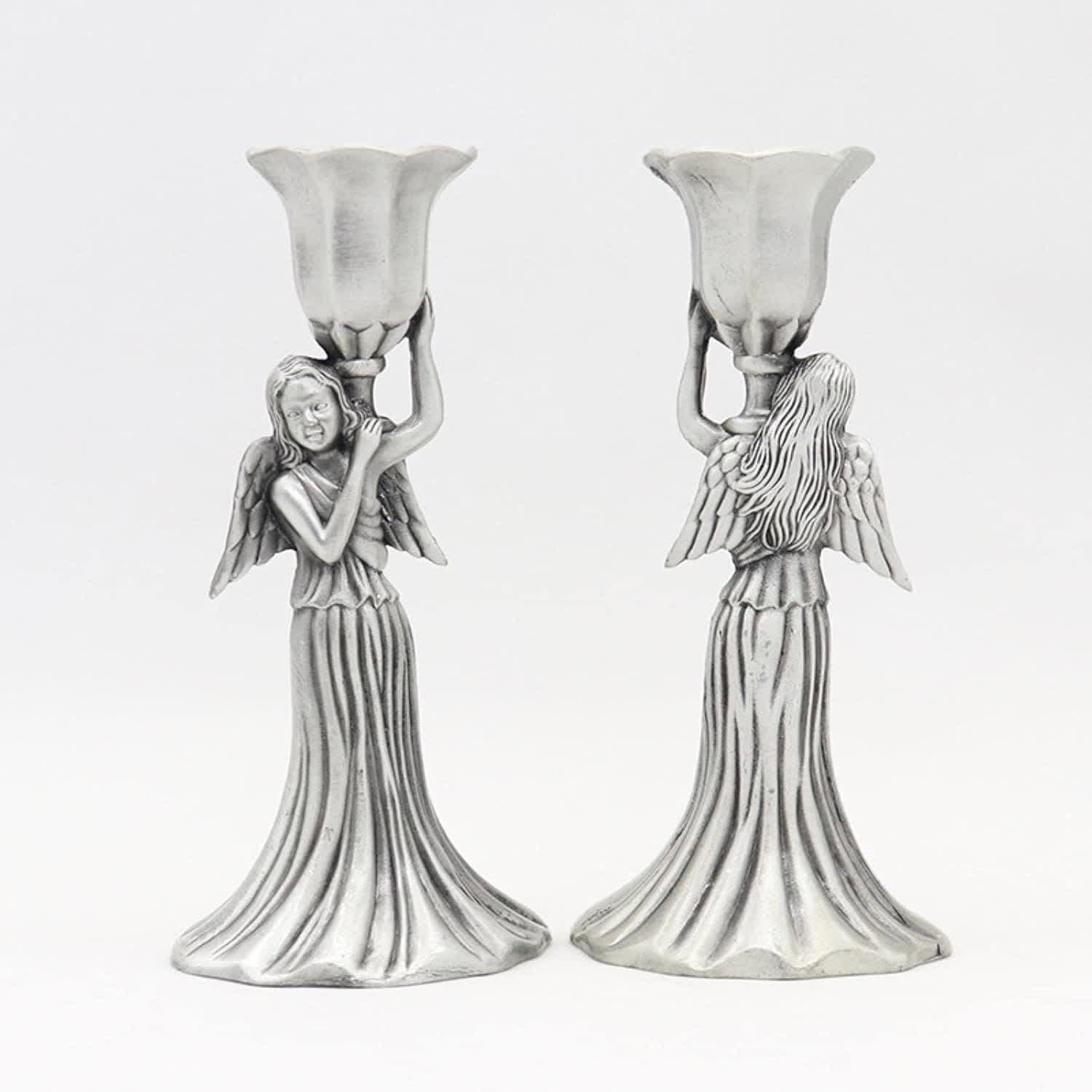Christiandiscipleshop Exquisite Angel-Themed Candle Holders - Celestial Elegance for Your Home