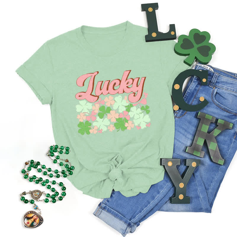 Christiandiscipleshop Embrace the Luck of the Irish Faith-Inspired T-Shirt