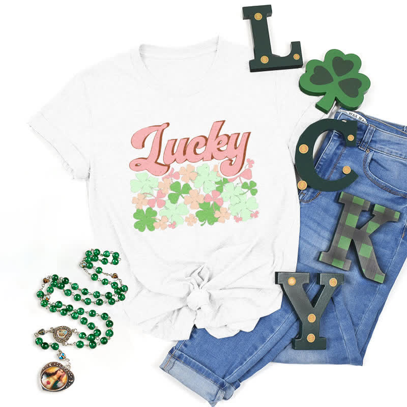 Christiandiscipleshop Embrace the Luck of the Irish Faith-Inspired T-Shirt