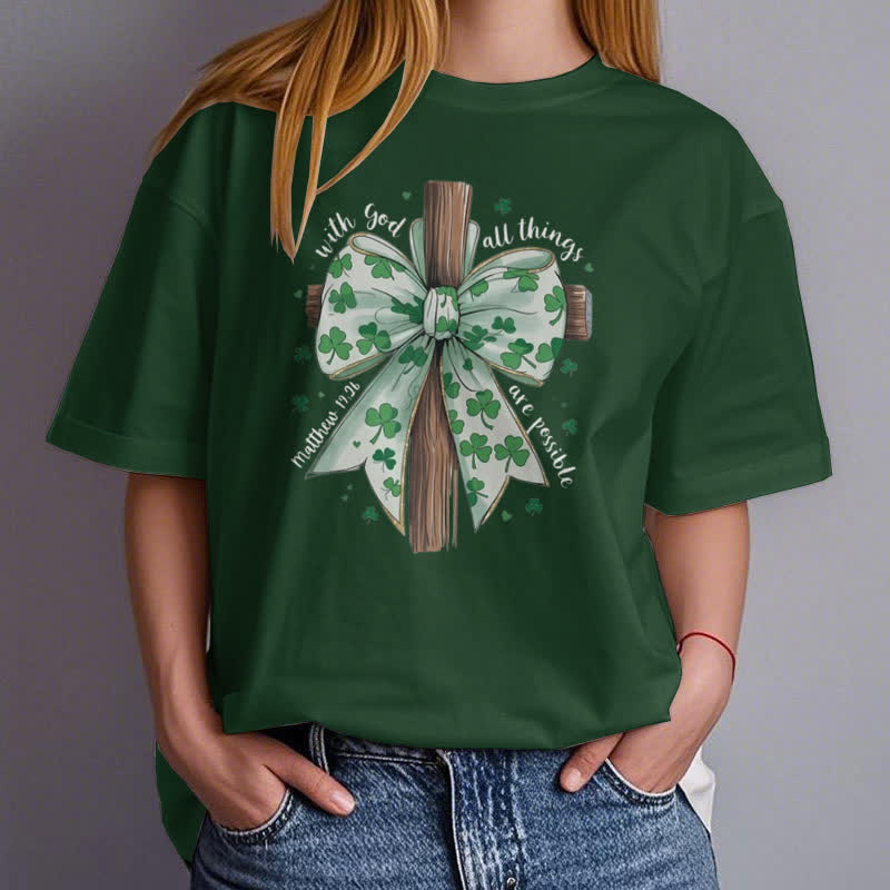 Christiandiscipleshop Faith and Fortune in Harmony Faith-Inspired T-Shirt