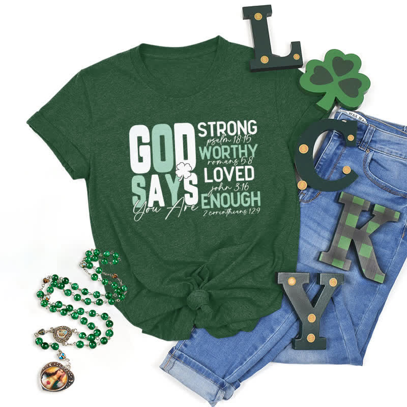 Christiandiscipleshop Empowerment Clover Tee Faith-Inspired T-Shirt