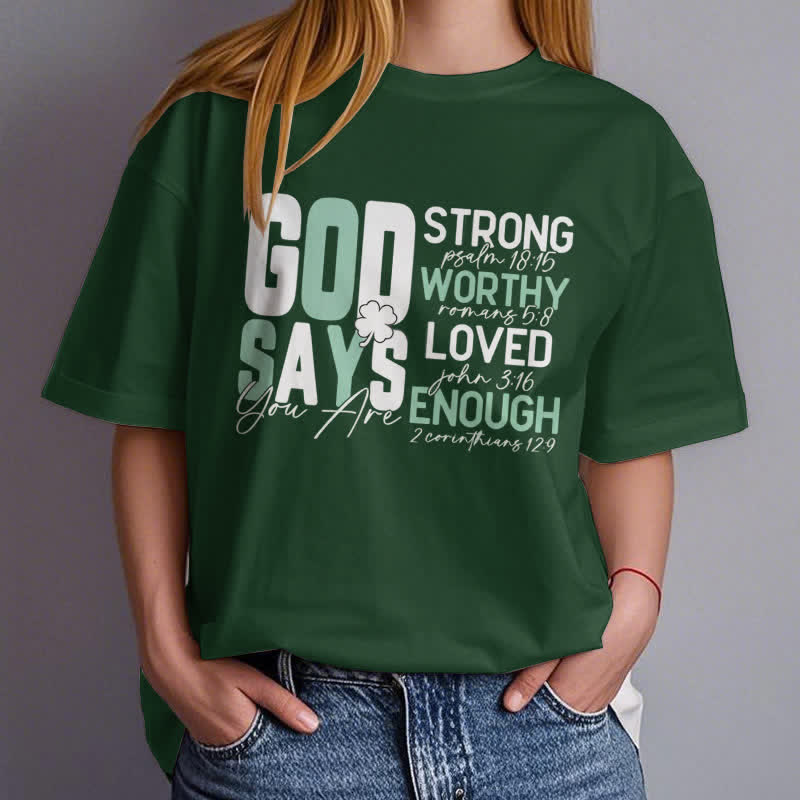 Christiandiscipleshop Empowerment Clover Tee Faith-Inspired T-Shirt