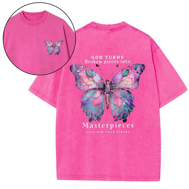 Christiandiscipleshop God Turns Broken Pieces into Masterpieces T-shirt