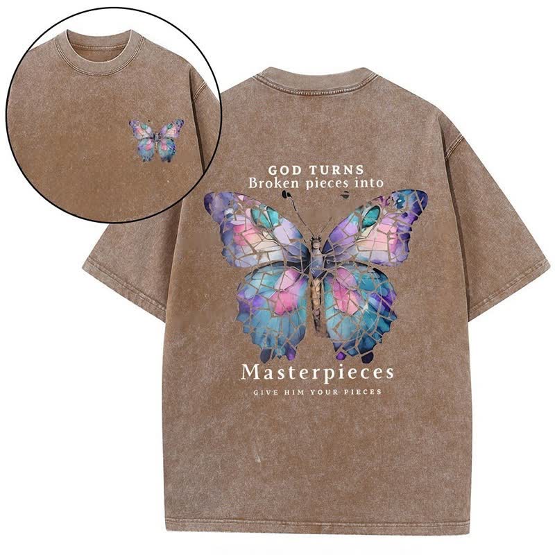 Christiandiscipleshop God Turns Broken Pieces into Masterpieces T-shirt