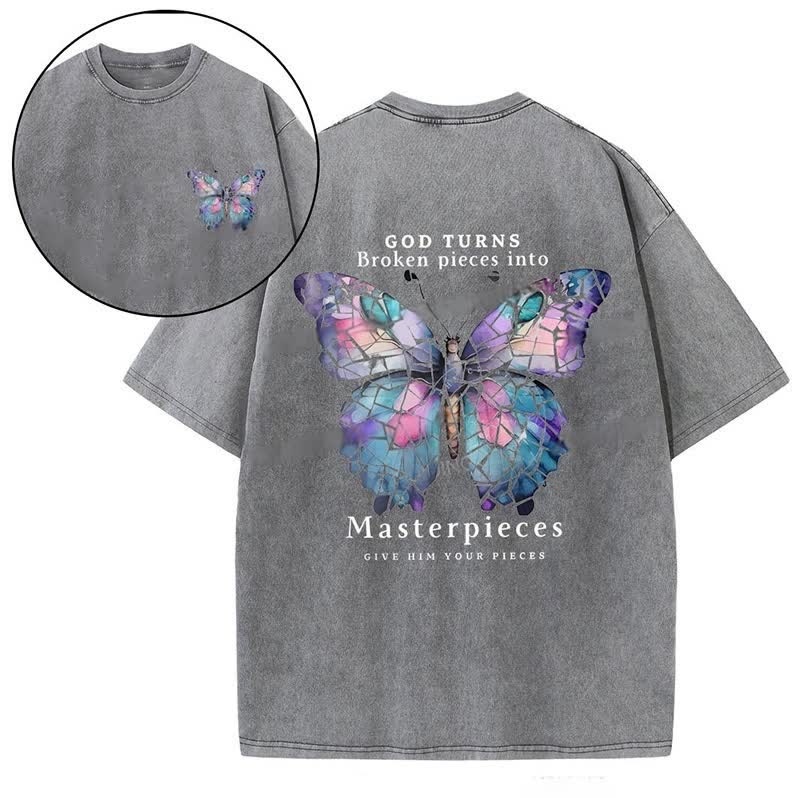 Christiandiscipleshop God Turns Broken Pieces into Masterpieces T-shirt