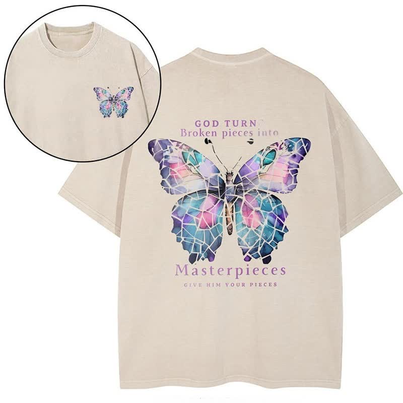Christiandiscipleshop God Turns Broken Pieces into Masterpieces T-shirt