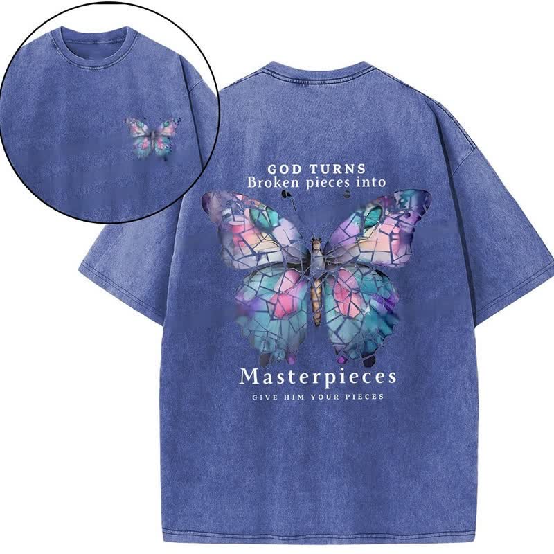 Christiandiscipleshop God Turns Broken Pieces into Masterpieces T-shirt
