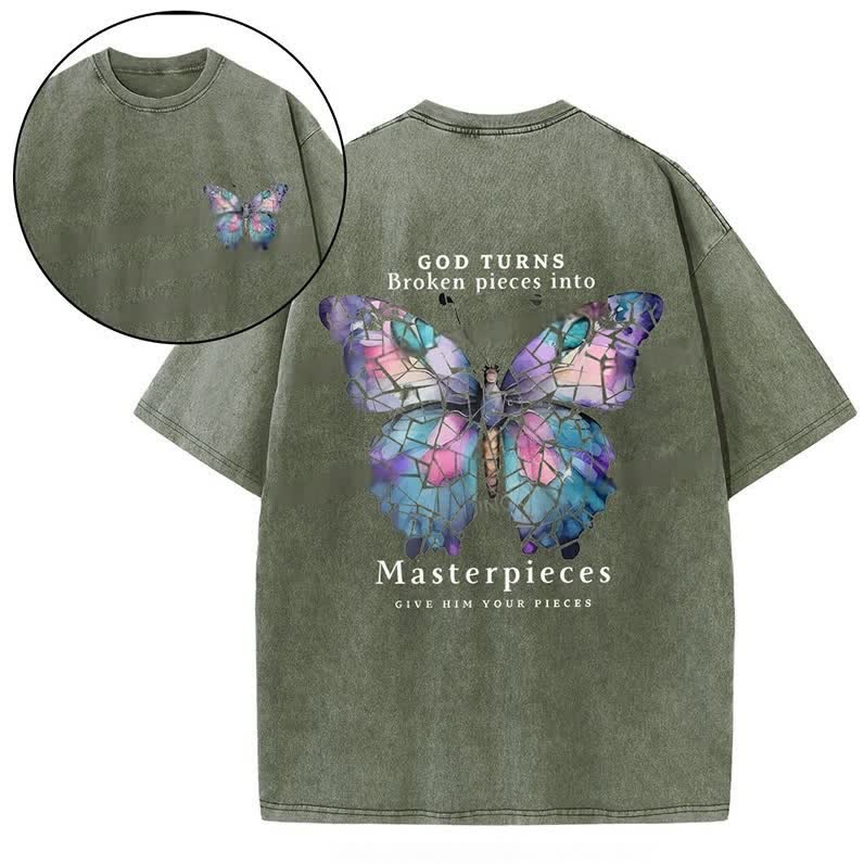 Christiandiscipleshop God Turns Broken Pieces into Masterpieces T-shirt