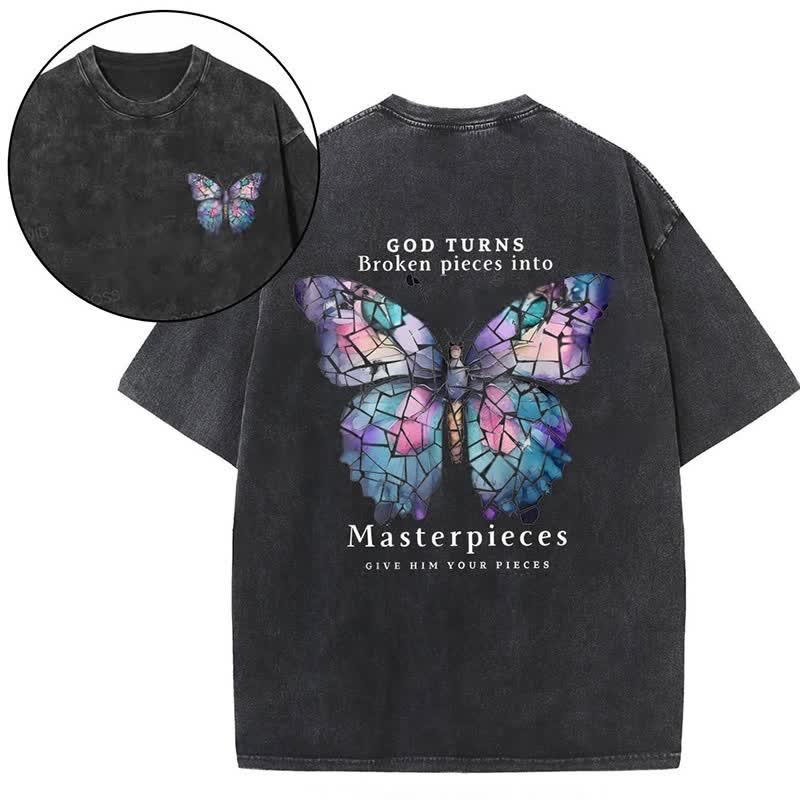 Christiandiscipleshop God Turns Broken Pieces into Masterpieces T-shirt
