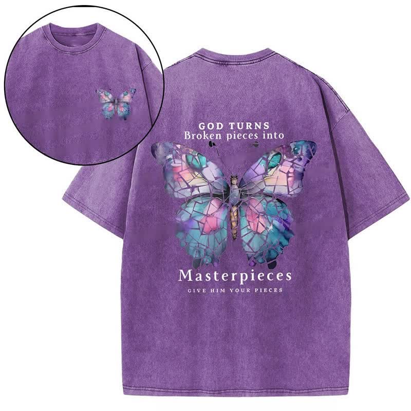 Christiandiscipleshop God Turns Broken Pieces into Masterpieces T-shirt