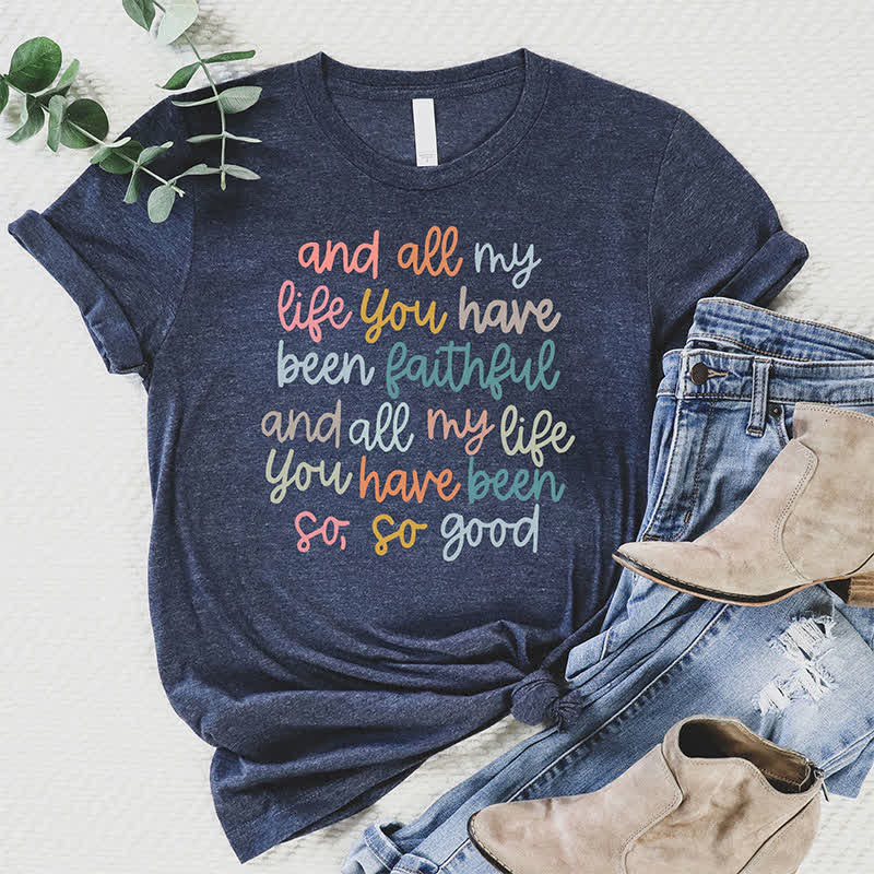 Christiandiscipleshop Faith's Glow: Vibrant Message T-Shirt