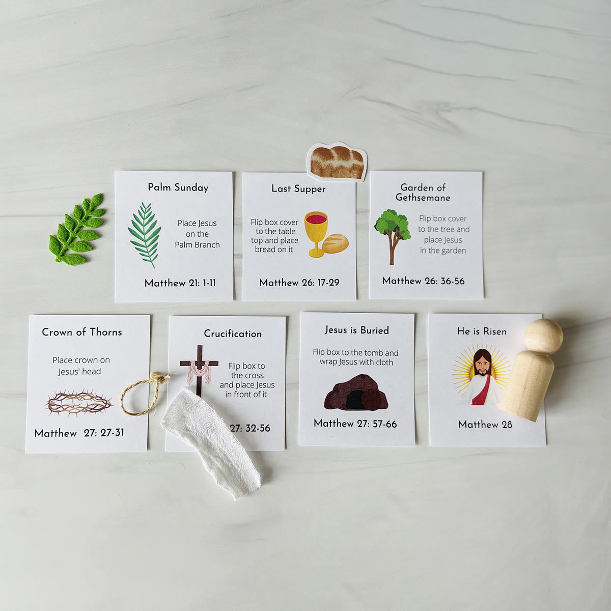 Christiandiscipleshop Easter Box Set Holy Week Box: Resurrection Game with Your Child