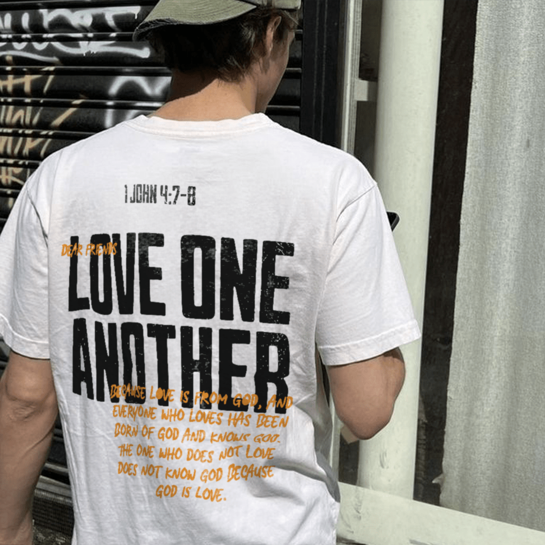 christiandiscipleshop Love One Another Cotton T-Shirt