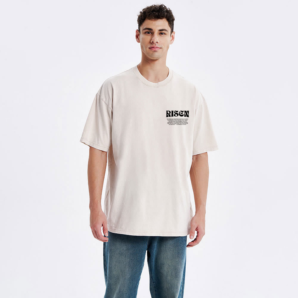 Christiandiscipleshop Risen Christian Washed T-Shirt