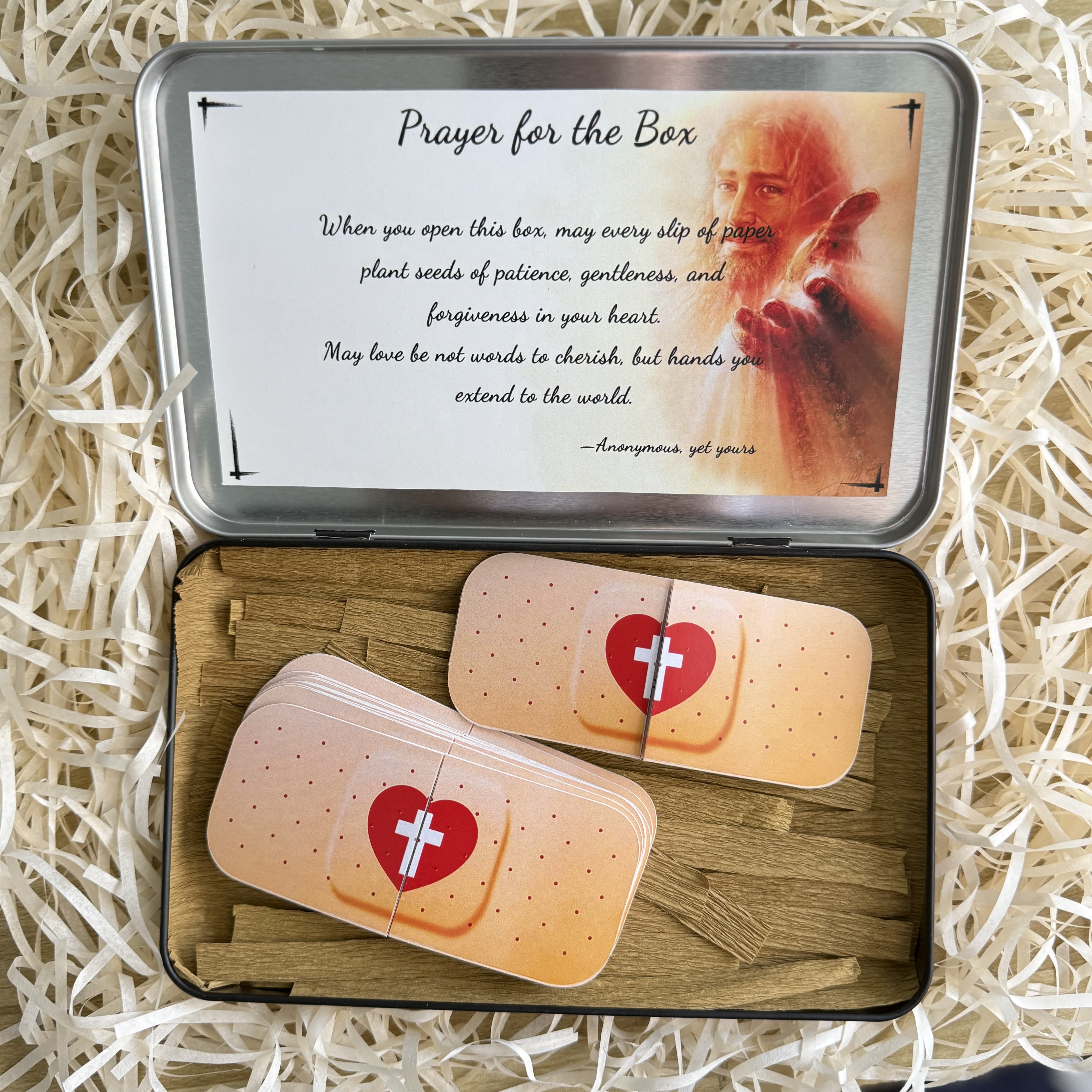 christiandiscipleshop Jesus Cure You Band-Aid with Bible Verse Healing Gift