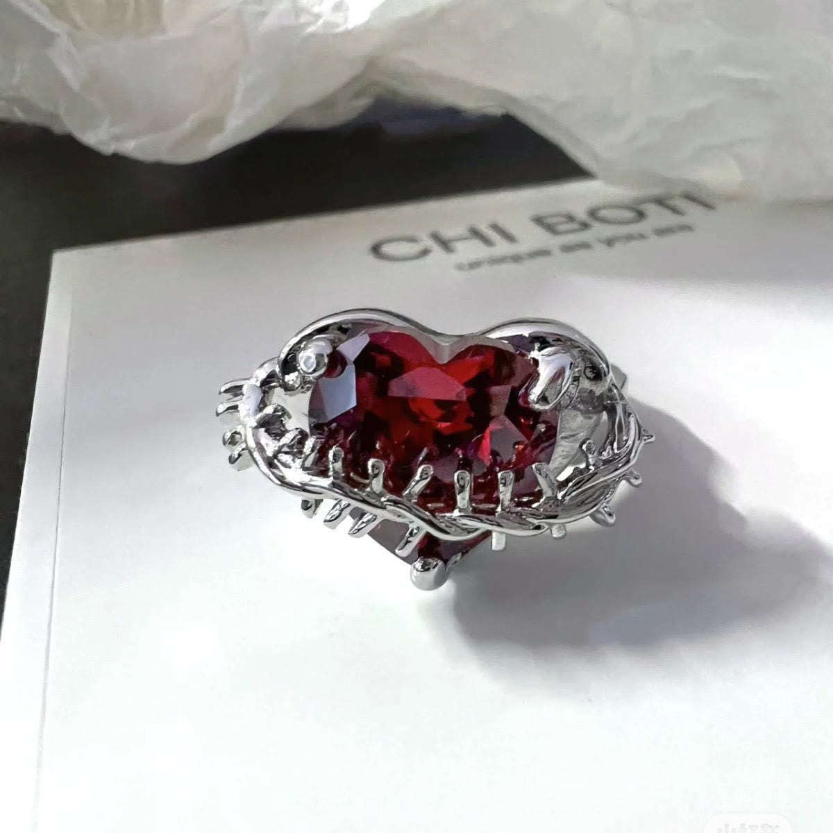 Christiandiscipleshop Divine Love & Thorns Ring: An Elegant Emblem of Spiritual Devotion