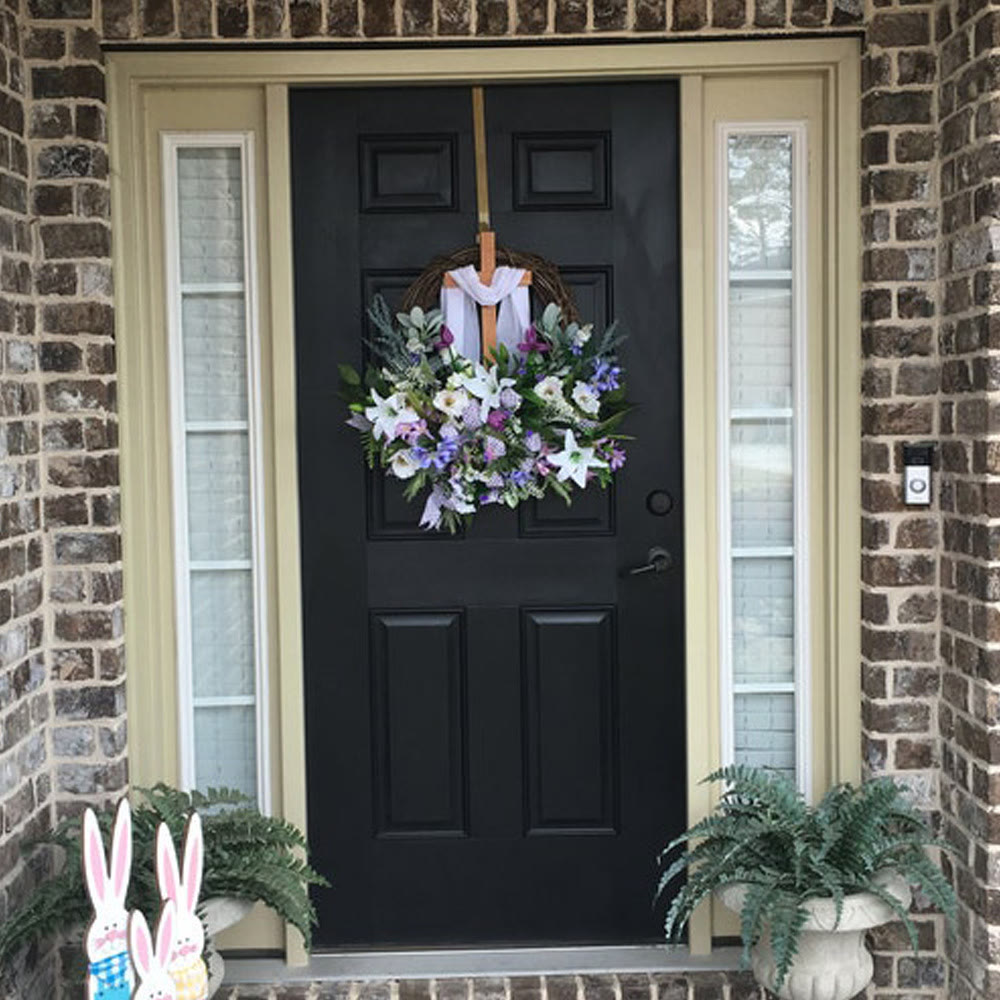 Christiandiscipleshop Spring Cross Wreath: A Poetic Fusion of Flowers and Faith