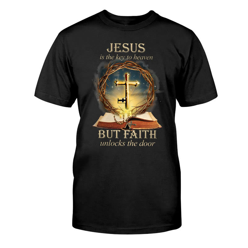 christiandiscipleshop Key to Heaven Unisex Cotton T-Shirt