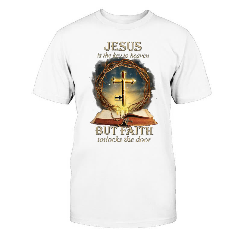 christiandiscipleshop Key to Heaven Unisex Cotton T-Shirt