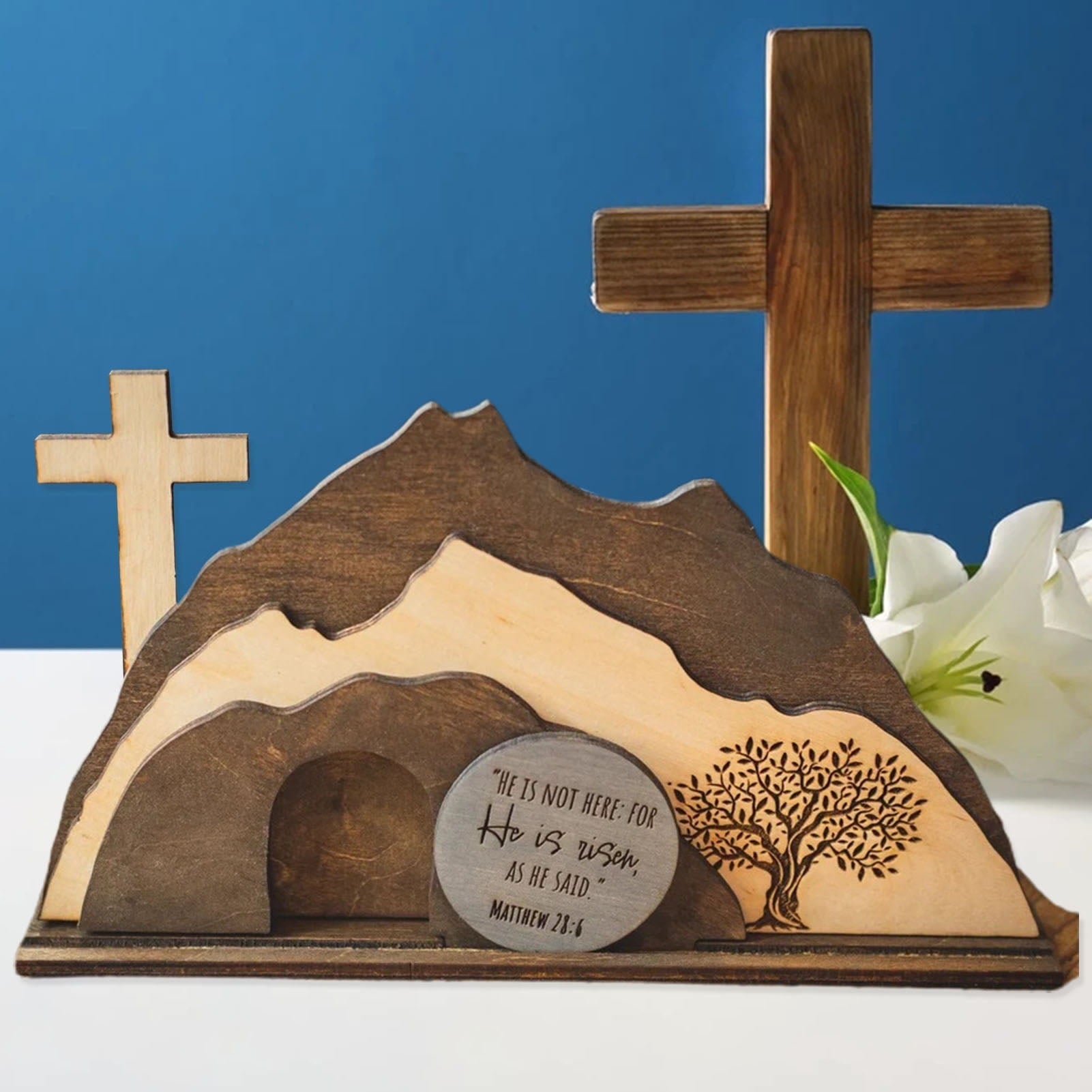Christiandiscipleshop Easter wooden crafts decoration：A Tribute to Faith and Hope